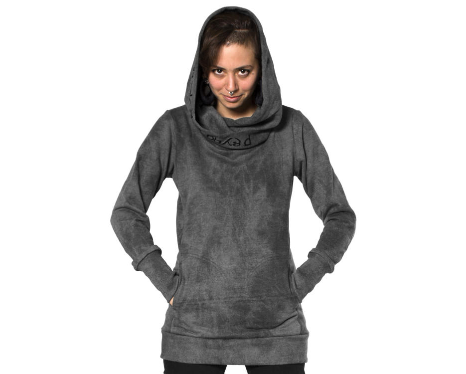 woman street urban psychedelic hoodie 